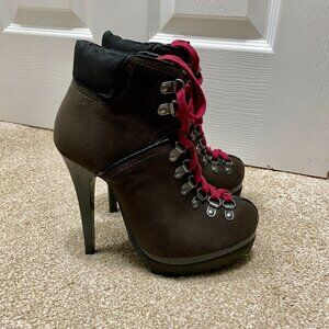 Hiking Boot High Heels